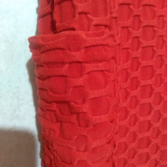 FIT IN red scrunch honeycomb butt biker shorts size XL - Picture 3 of 7